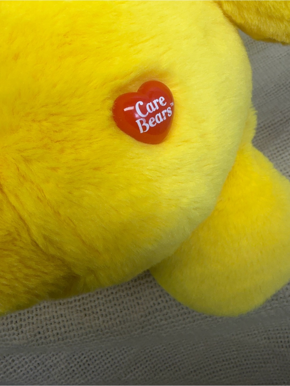 2015 Care Bears Funshine Bear Jumbo Plush 20" Yellow Sun Cute - Picture 3 of 4